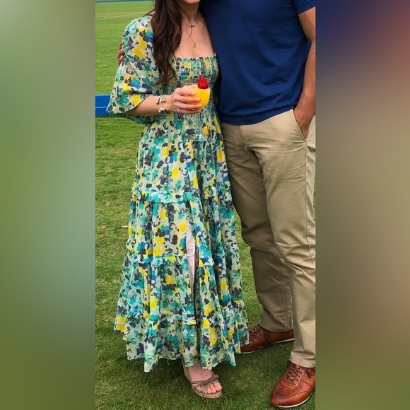 Lock Shack Fancy Blue Capri Dress XS - Picture 12 of 12